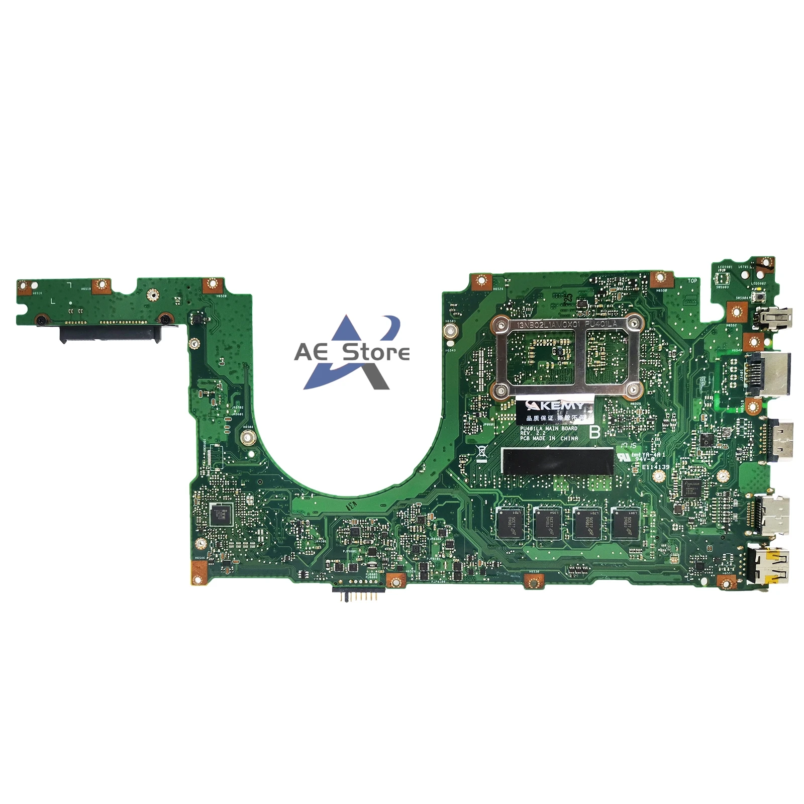 Para ASUS PU401 PU401L PU401LAC placa base PU401LA i3 i5 i7 4G RAM PRO ESSENTIAL Pro401LA E401LA PRO401LA portátil 100% probado - imagen 2