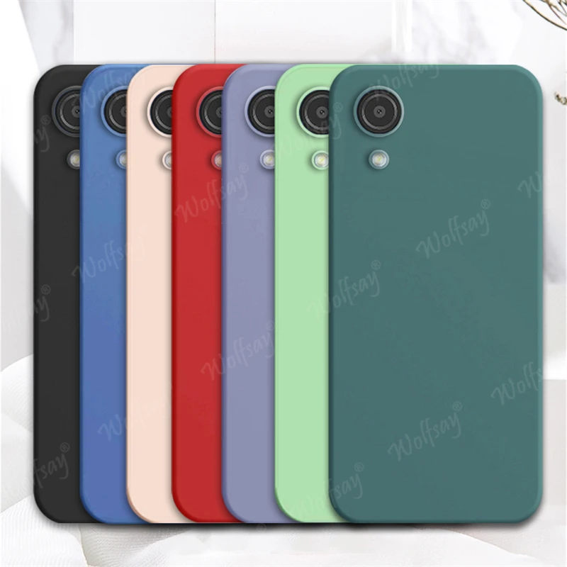 Para Samsung Galaxy A03 Core funda protectora de goma suave lisa de silicona para Samsung A03 Core A04 A14 A04S A22 A33 A23 cubierta - imagen 2