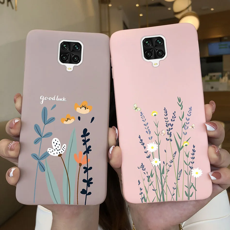 Funda trasera de silicona para Xiaomi Redmi Note 9 Pro Max, carcasa suave con patrón de dibujos animados, parachoques