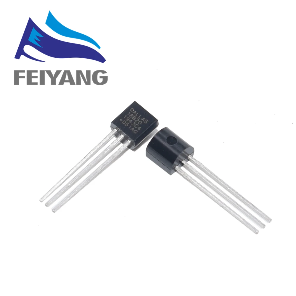 1/5/10 Uds DALLAS DS18B20 18B20 TO-92 IC CHIP termómetro Sensor de temperatura