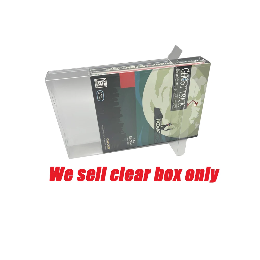 Caja transparente para SWITCH NS Rune Factory 3, versión japonesa de Hong Kong, caja de almacenamiento de colección de plástico, caja protectora para mascotas