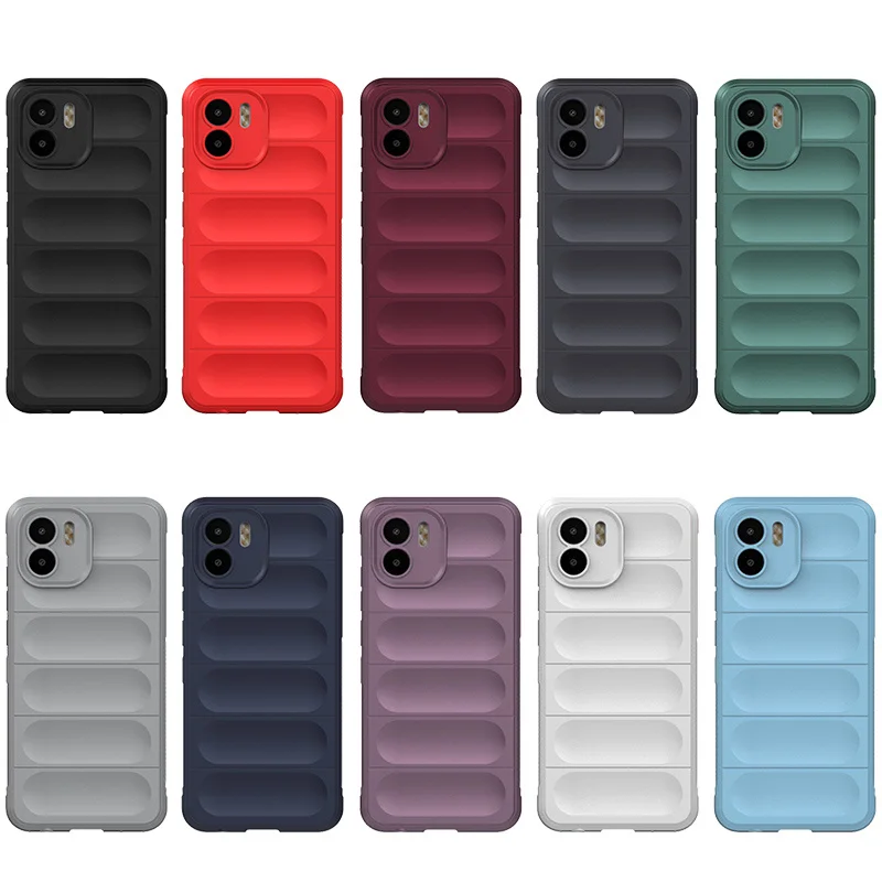 Funda para Xiaomi Redmi A2, A1, A2 A1 + Plus, suave, amigable con la piel, TPU, a prueba de golpes, parachoques trasero para Redmi A2 - imagen 3