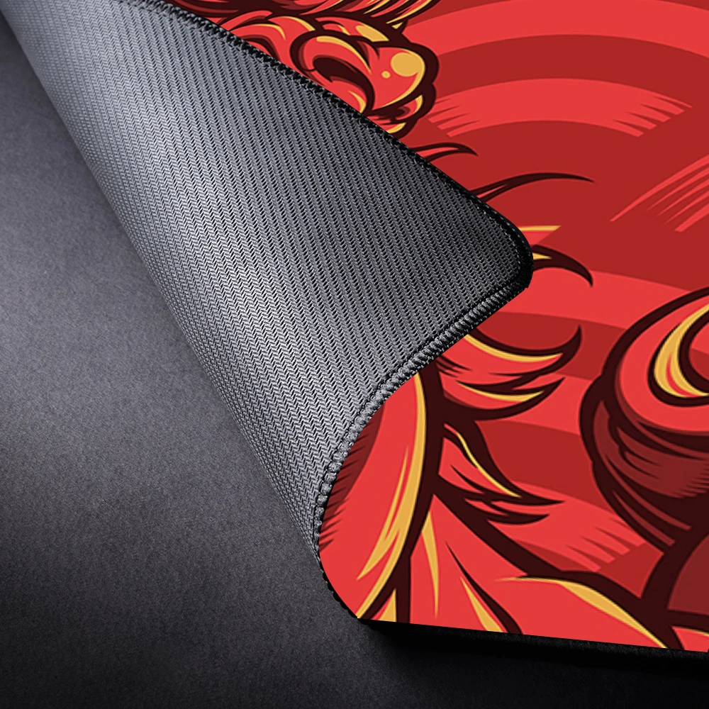 Alfombrilla de ratón para juegos de 45x40cm, alfombrilla de ratón antideslizante Premium para Gamer e-sports, alfombrilla de ratón de goma con diseño de tigre, alfombrilla profesional para escritorio de ordenador - imagen 4