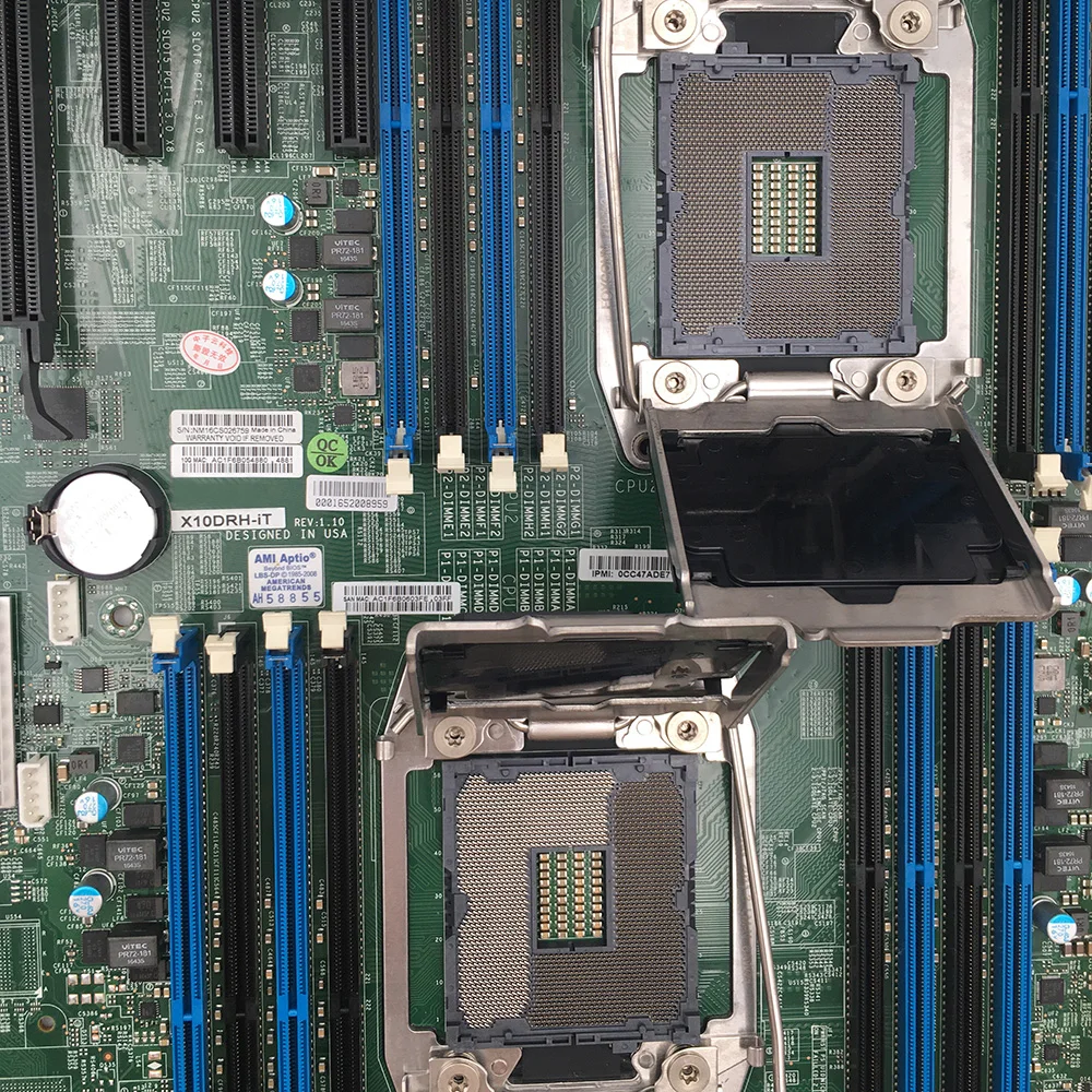 X10DRH-iT para placa base de servidor Supermicro E5-2600 V4/V3 familia puerto dual 10GBase-T SATA3 (6Gbps) IPMI 2,0 LGA2011 DDR4 - imagen 5