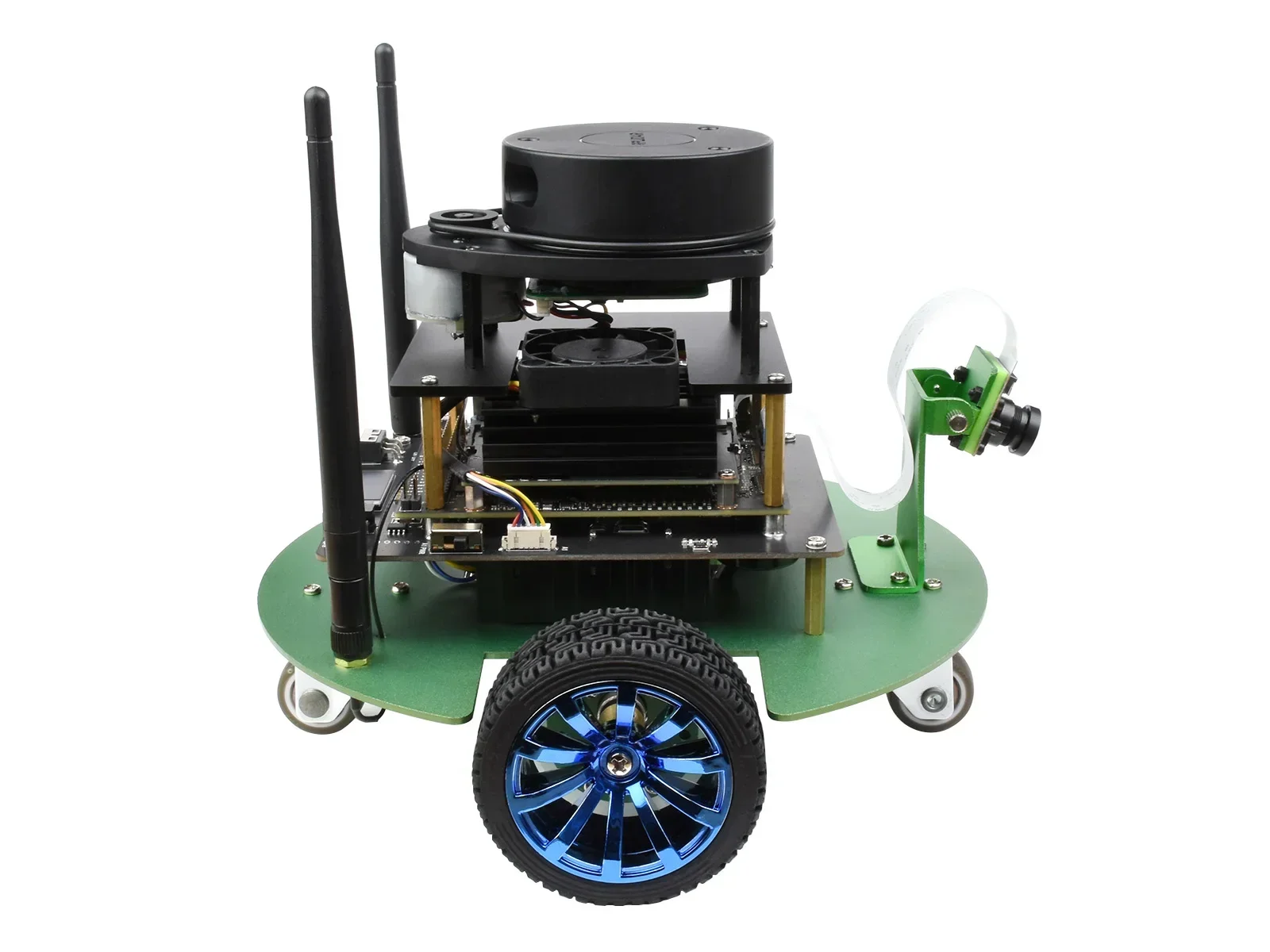 Waveshare JetBot versión profesional ROS AI Kit controladores duales AI Robot Lidar mapeo procesamiento de visión NVIDIA - imagen 3