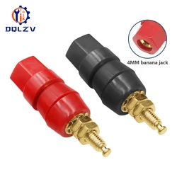 Borne de Altavoz Bañado en Oro con Conector Banana 4 mm