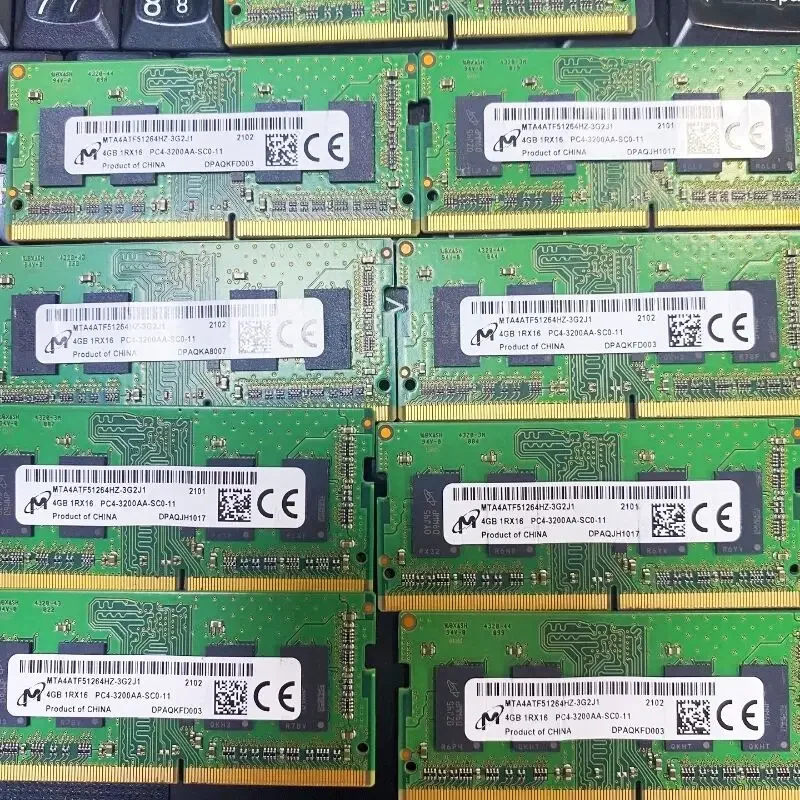 Micron RAMS DDR4 4GB 3200MHz Memoria para computadora portátil DDR4 4GB 1RX16 PC4-3200AA-SCO-11 Memoria para computadora portátil SODIMM 1.2V - imagen 4