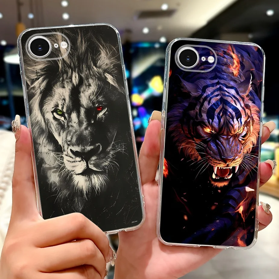 Para Apple iPhone 16e funda nueva funda pintada de lujo funda de teléfono de silicona suave para iPhone SE 4 SE4 2025 iPhone16e contraporchoques - imagen 2