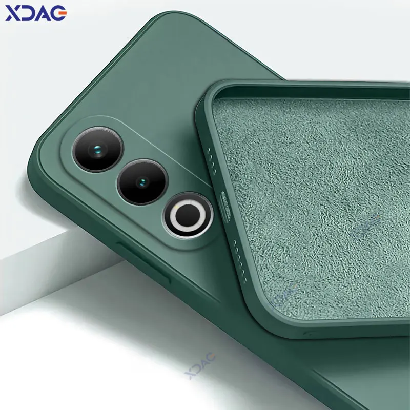 Funda de teléfono líquida cuadrada de lujo para OnePlus Ace 3V 5G, carcasa trasera de silicona suave a prueba de golpes One Plus Ace 3V Ace3V V - imagen 3