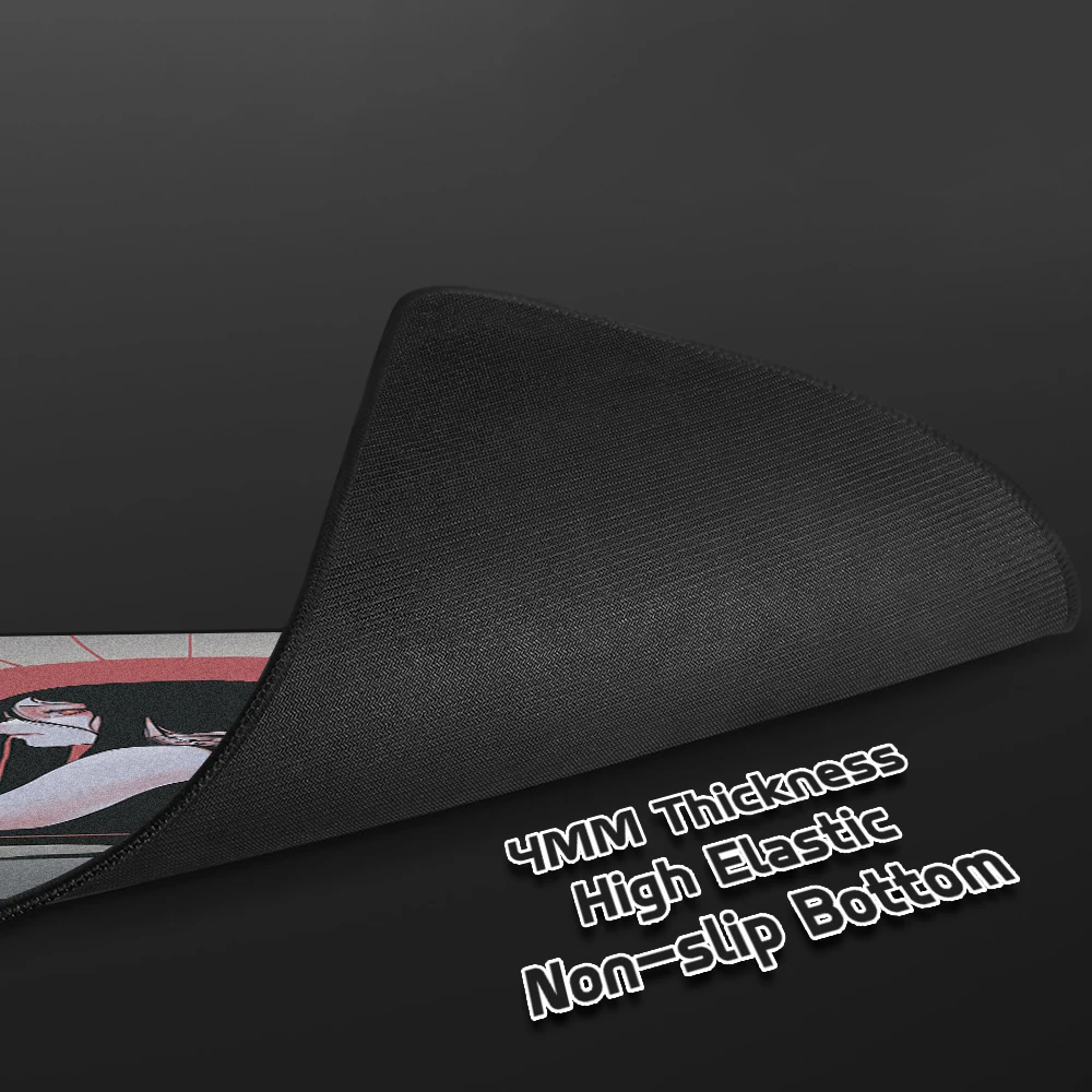 Alfombrilla de ratón de goma Premium para juegos, alfombrilla de ratón de equilibrio de Anime, parte inferior antideslizante de alta elasticidad, alfombrilla de ratón profesional para juegos de deportes electrónicos - imagen 3