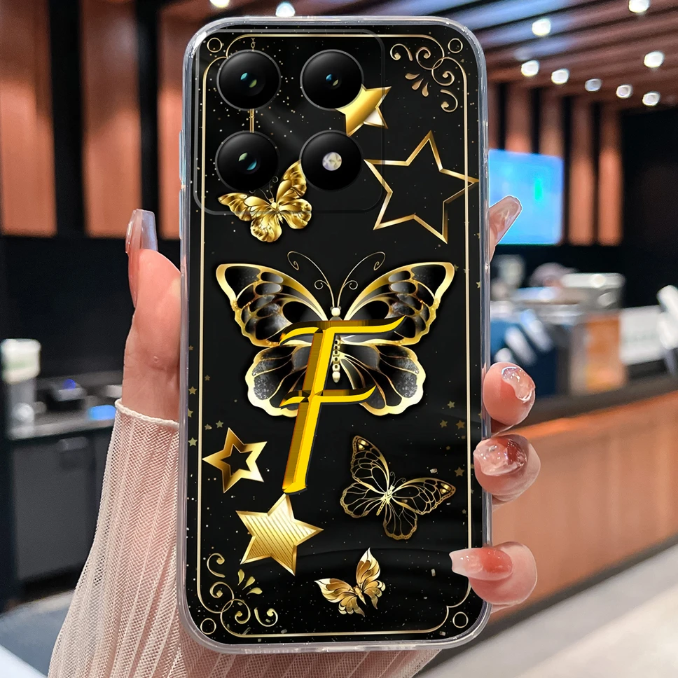 Para Xiaomi 15T 14T Pro funda de teléfono letras únicas de corazón suave TPU silicona parachoques ligero para Xiaomi15T 14 T cubierta protectora - imagen 3