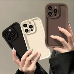 Funda VIVO Y36 Y35 Y27 Y21 – Estuche Lisa Caramelo Antigolpes