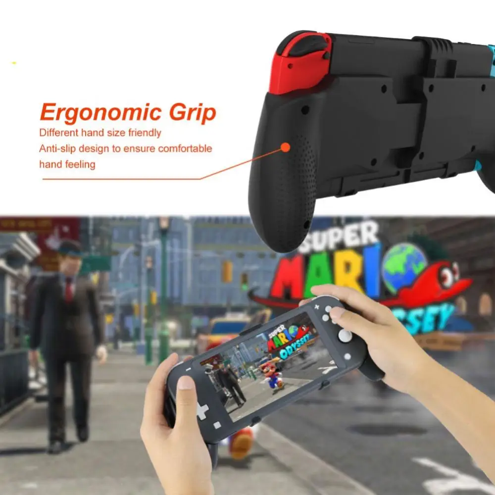 Funda de agarre de mango blanco, cómoda tarifa de mano, desmontable y práctica, carcasa protectora a prueba de caídas, funda de juegos Abs - imagen 3