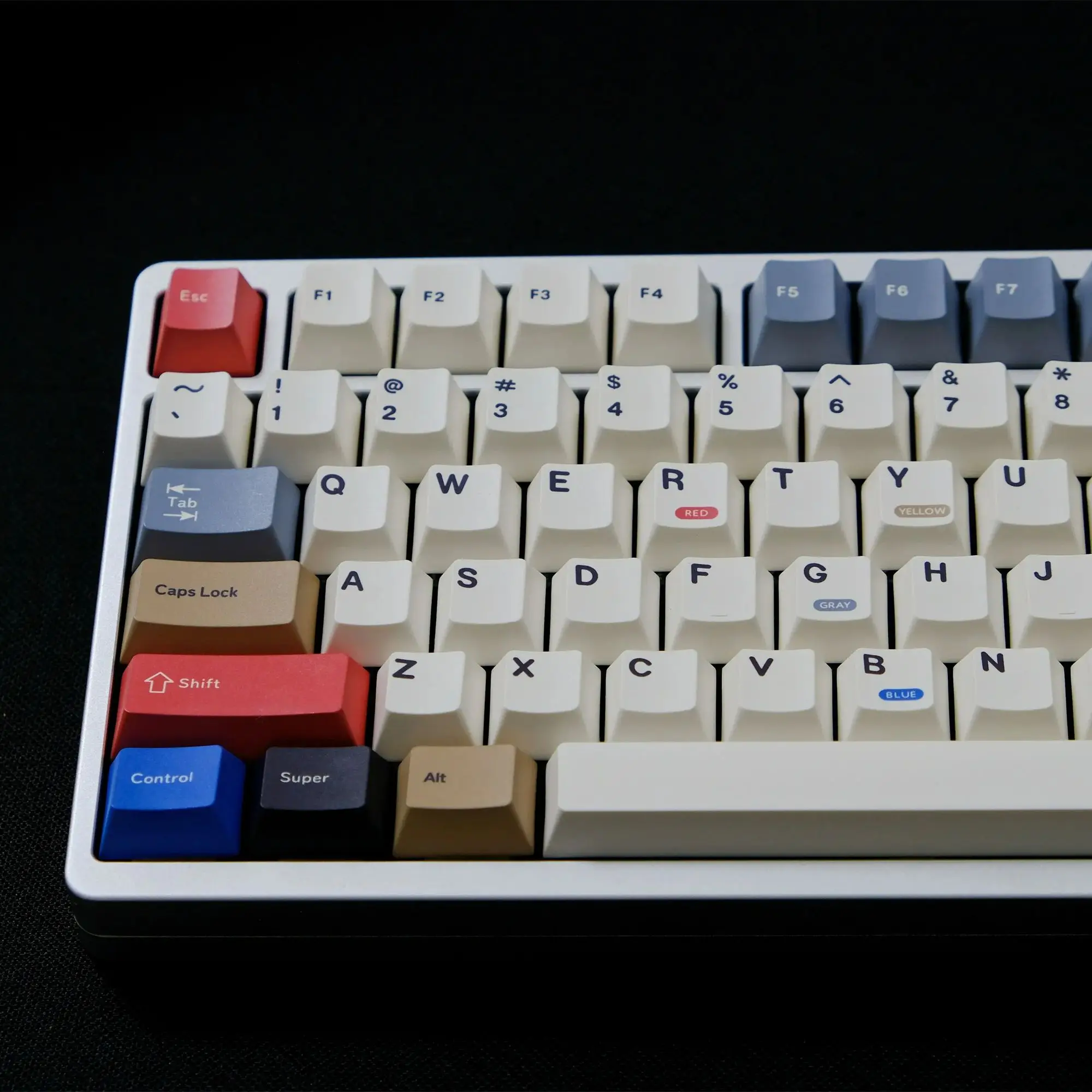 GMK Juego de teclas de cien luces, 151 teclas, Material PBT, perfil de cereza para teclado mecánico MX Switch 68/75/84/87/96/98/104