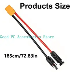 Cable adaptador solar R53C con conector XT90 para estación de energía