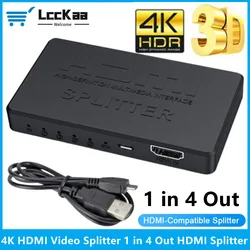 Divisor HDMI 1x2/1x4 – 4K/1080P para PC, Monitor y Proyector