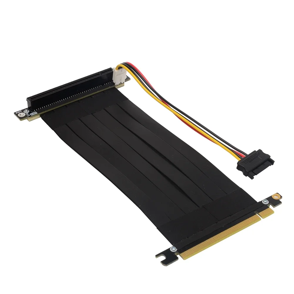 Cable de extensión elevador ADT PCI-E x16 3,0 para tarjeta gráfica PCI Express 16x línea de cinta extensora Gen3 GTX R33SL/R33SF/R33SR 5 ~ 50cm - imagen 5