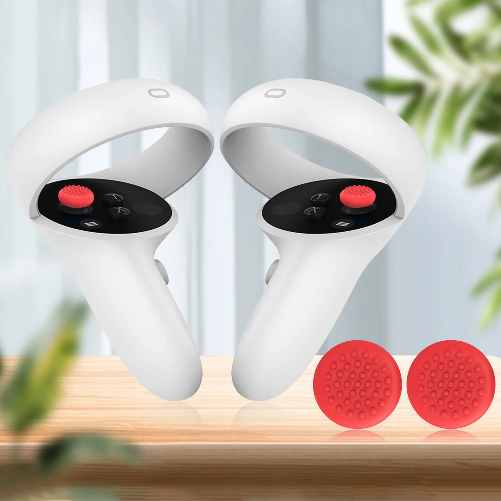 Tapas de repuesto para Thumbstick de controlador, cubierta de silicona táctil para Meta Quest 3/Quest2/Pico 4/Quest Pro - imagen 3