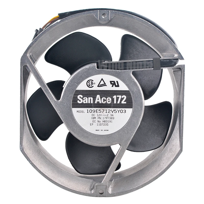 109E5712V5Y03 17P7389 H83191 17,2 cm 172mm ventilador 172x150x51mm DC12V 2.3A ventilador de refrigeración de flujo axial de alta velocidad para gabinetes de servidor - imagen 2