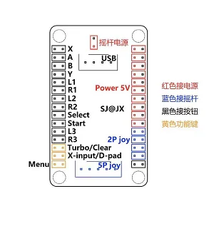 Placa codificadora USB Arcade Zero Delay DIY, compatible con PC, PS3 Raspberry Pi, Android, Hitbox con Joystick SANWA, Cable de Control de botón - imagen 5