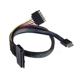 Cable Oculink Mini SAS HD NVMe PCIe U.2 U.3 - 0,5m