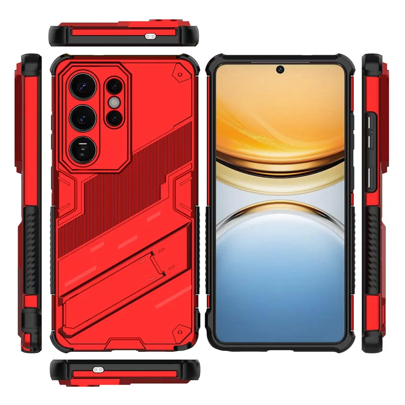 Para Samsung Galaxy S26 Ultra Funda Samsung S26 Ultra Funda estilo Punk soporte duradero Fundas protectoras para teléfono S26 Plus Funda - imagen 3