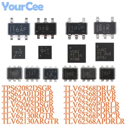 20 piezas TLV62568DBVR SOT-23-5 14VF TLV62568 Chip convertidor Buck de alta eficiencia IC TLV62065DSGR TLV62130ARGTR TLV62130RGTR TLV6256