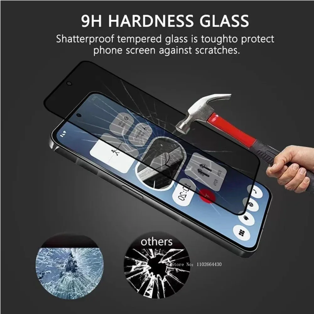 Protectores de pantalla de privacidad 3D 6 en 1 para Google Pixel 8a, vidrio templado protector antiespía para Google Pixel 8 8 Pro, película de cámara - imagen 4