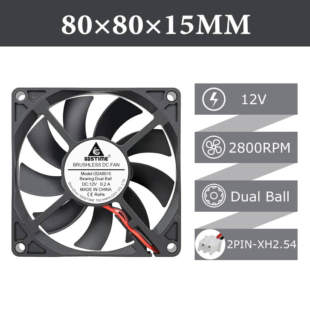 12V Dual Ball 2P2.54