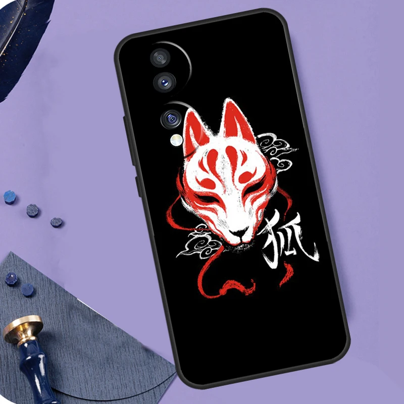 Funda de zorro de Anime de estilo japonés para Honor Magic 6 5 Pro Lite 50 70 90, funda para Honor X9b X8b X7 X8 X9 X6a X7a X8a X9a - imagen 5