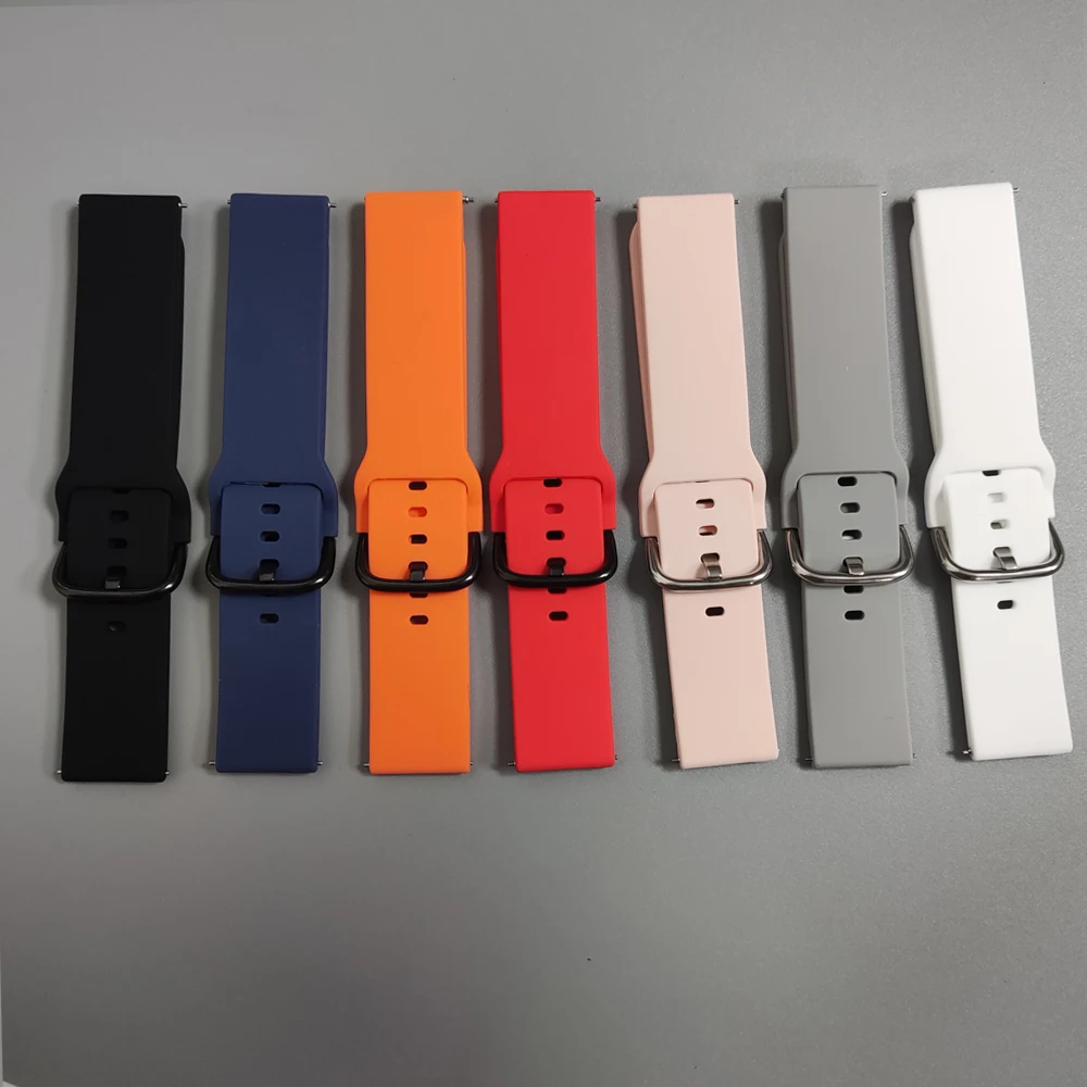 Correa de muñeca de silicona de 20mm y 22mm para AMAZFIT BALANCE2, banda de repuesto deportiva BIP6 5 UNITY/GTS 4 3/GTR 4 3pro 2e/Active 2, pulsera suave - imagen 2