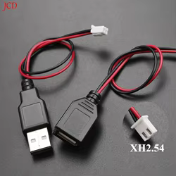Cable de alimentación USB a XH2.54-2P con adaptador PH2.0