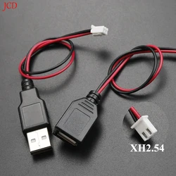 Cable de alimentación USB a XH2.54-2P con adaptador PH2.0