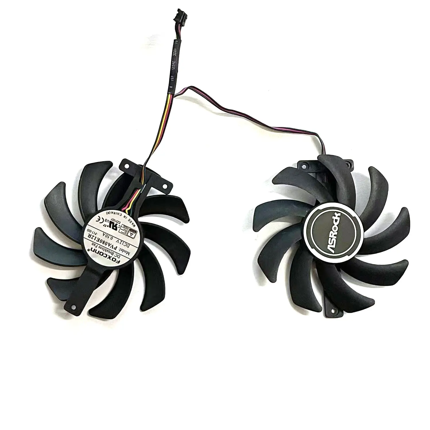 UKGF nuevo ventilador de CPU 85MM 4PIN PVA080E12R RX5600 para ASROCK Radeon RX 5500 5600 XT Phantom ventilador de tarjeta gráfica para juegos - imagen 5