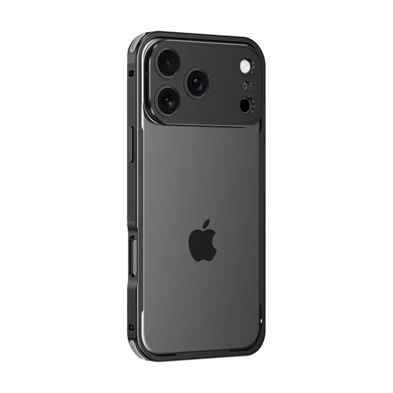 Para iPhone 12 13 14 15 16 17 Pro Max Plus marco de aleación de aluminio de aviación parachoques funda de teléfono protección de lente de Metal cubierta a prueba de golpes - imagen 2