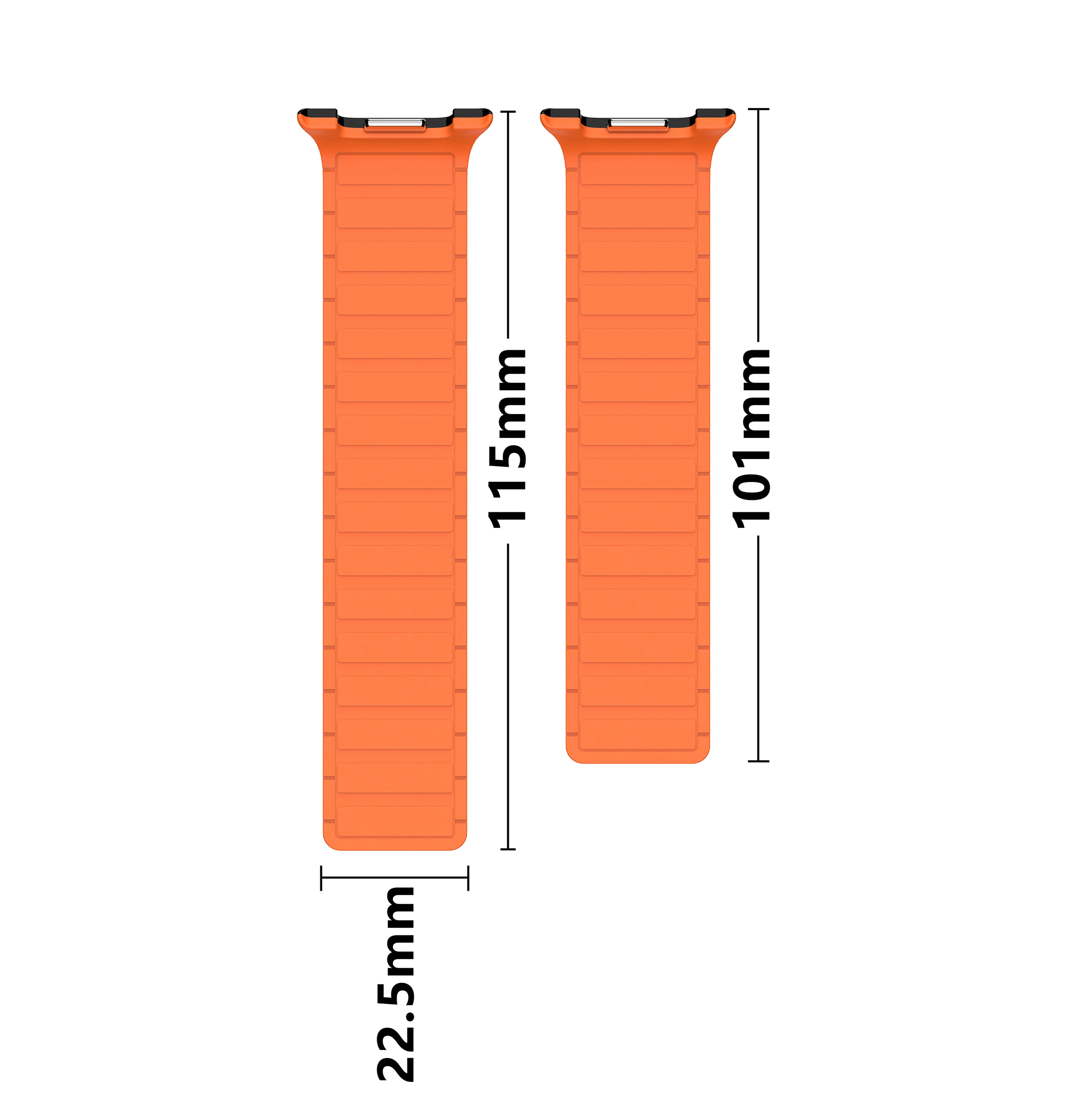 Correa de silicona para Samsung Galaxy Watch 8, pulsera suave de 40mm y 44mm, banda sin espacio para Galaxy Watch 8, pulsera magnética clásica de 46mm - imagen 4