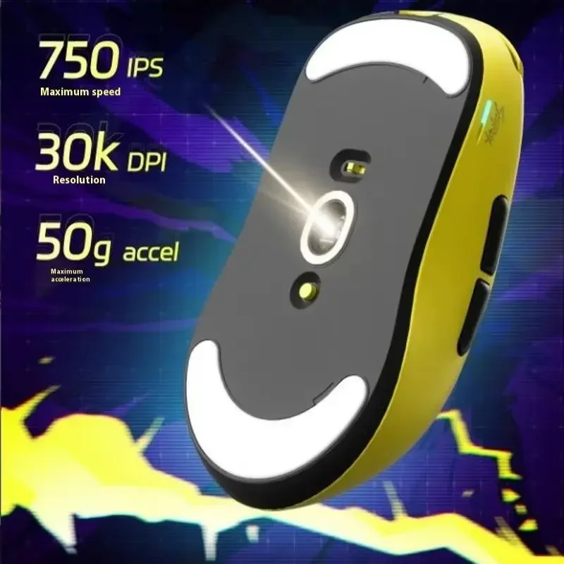 Ratón Scyrox V8 8k retorno Paw3950 modo Dual 2,4G ratón inalámbrico para deportes electrónicos ergonomía 36g ratones para deportes electrónicos accesorio para jugadores de Pc - imagen 4