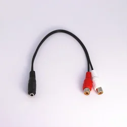 Adaptador 3.5mm Macho a 2 RCA Hembra Q1 – Cable Audio Estéreo