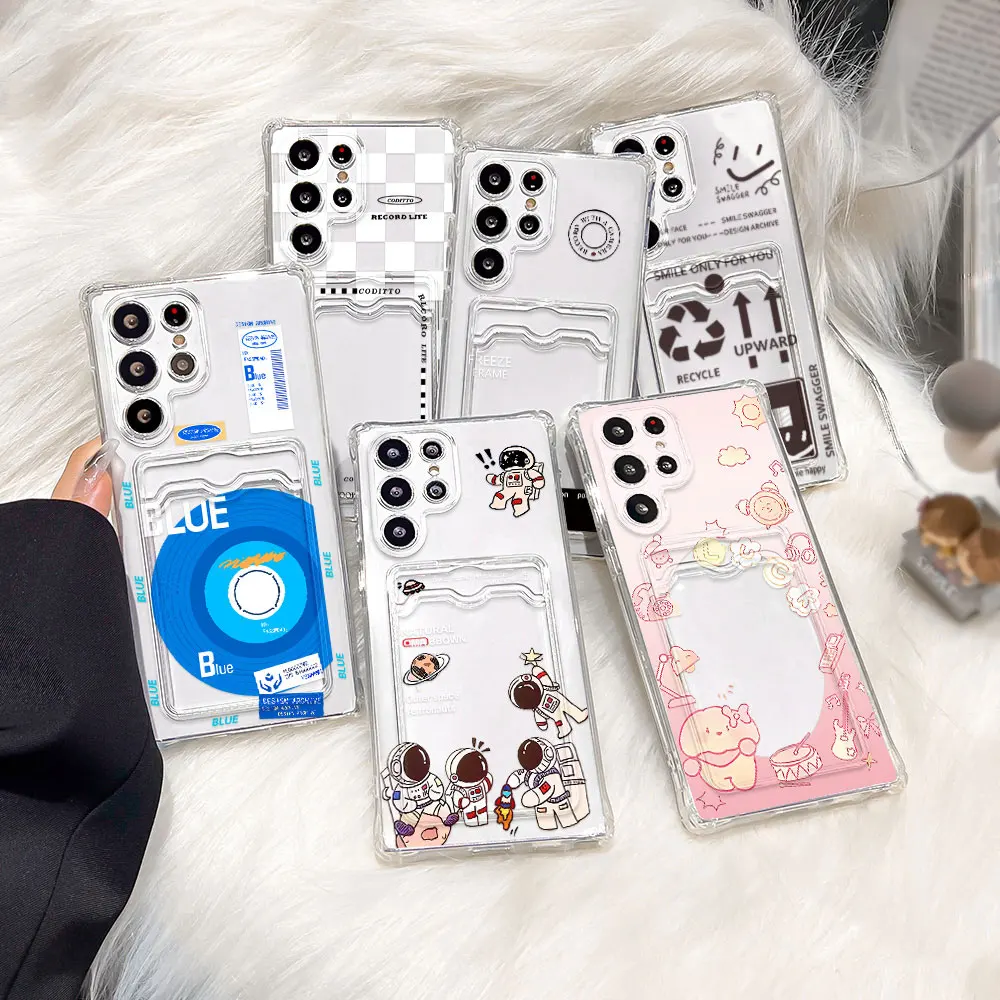 Funda de astronauta con tarjetero para Samsung A56 5G A55 A36 A16 A15 A06 A05s A35 A34 A26 A53 A52 A33 A14 A13 A25 A32 - imagen 2