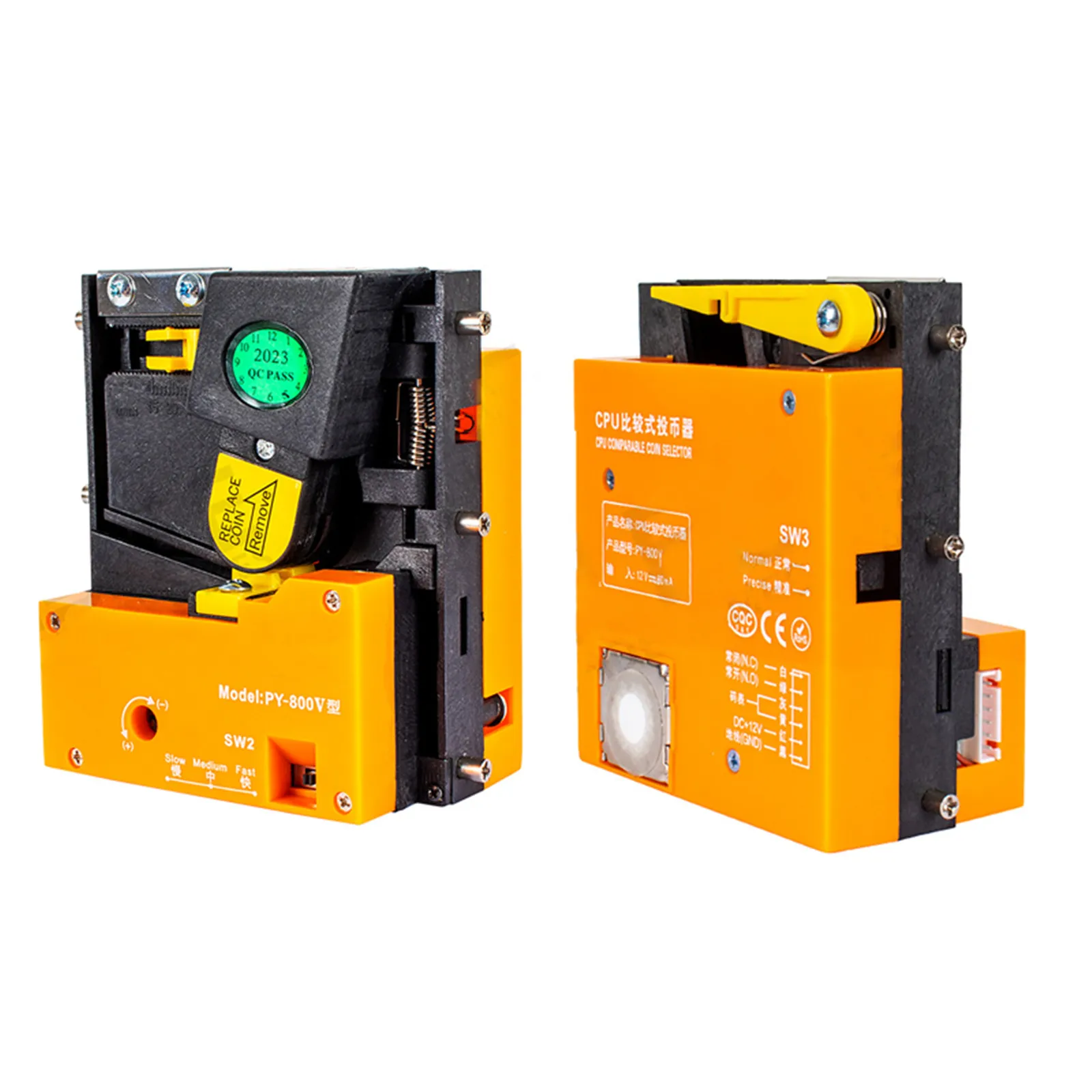 Mecanismo de fichas con Cable para máquinas expendedoras, Selector de monedas mecánico, entrada superior avanzada, juego Arcade, bricolaje, PY-800 - imagen 4