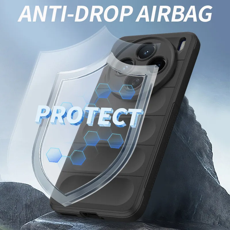 Para Vivo X200 Pro funda para Vivo X90 X100 X200 Pro funda de goma a prueba de golpes parachoques protector de silicona suave para Vivo X200 X100 X90 - imagen 5