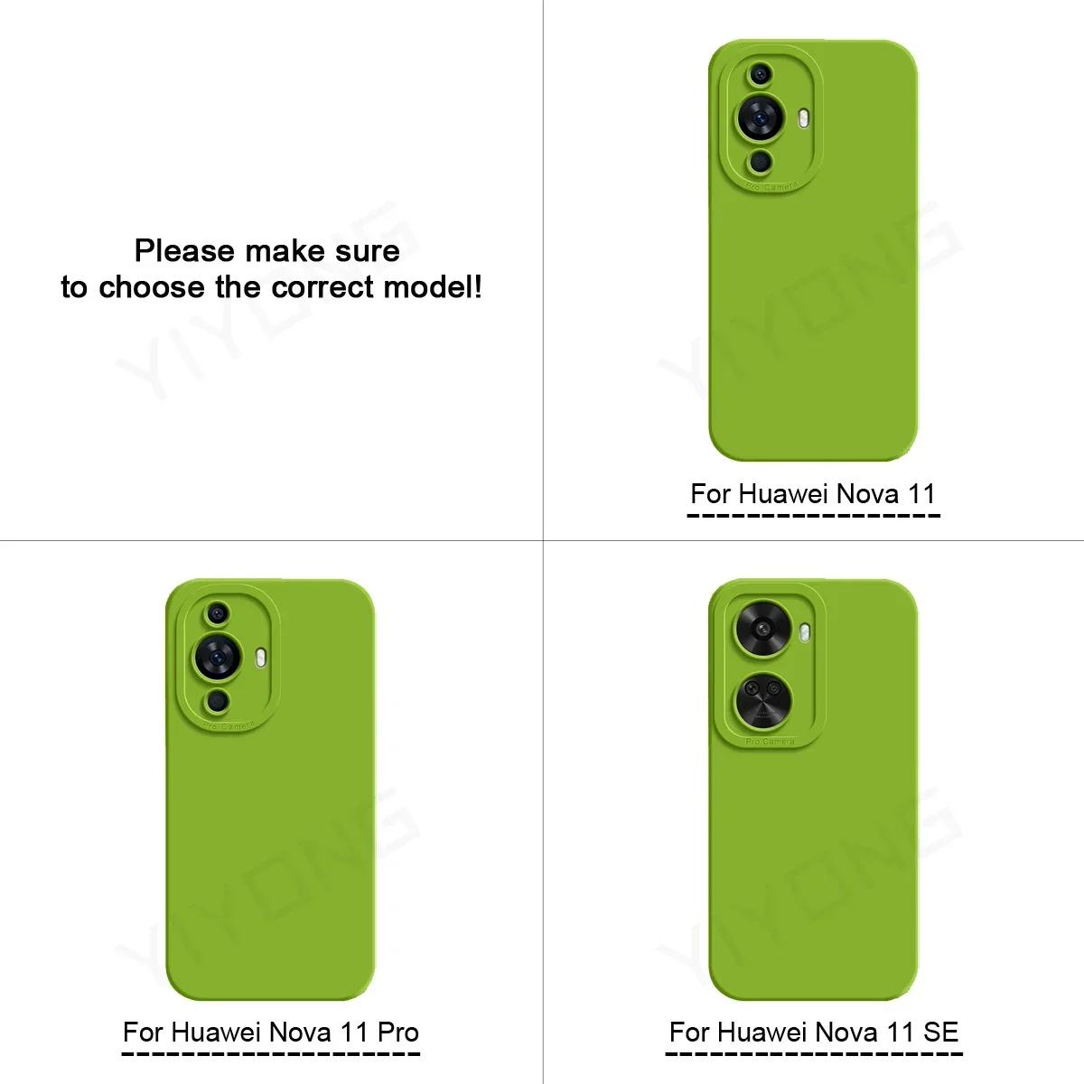 Para Nova12s funda YIYONG cubierta de silicona líquida suave y sedosa para Huawei Nova 12s 12SE 12i 11 11SE Nova11 SE Nova12s fundas de teléfono - imagen 2