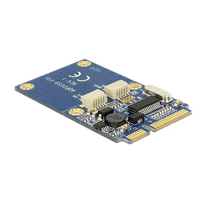 Tarjeta adaptadora dual USB 2,0 USB 2,0 hembra a Mini pcie pci-express PCI-E pci Express para disco Flash USB y tarjeta inalámbrica Wifi - imagen 5