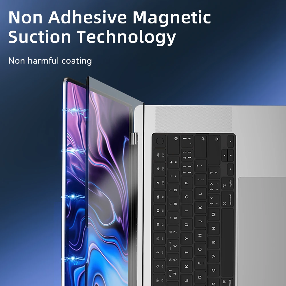 Protector de pantalla magnético de alta definición para Macbook M1 M2 Air A2337 A2681 A2442 Pro14 13 16 A2485 2022 película protectora de pantalla - imagen 3