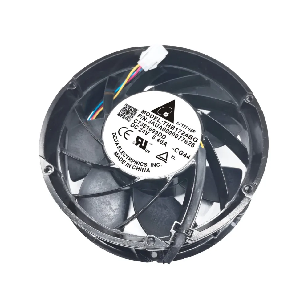 Nuevo ventilador Original para Delta THB1724BG 172mm: 24V, 8.4A, alto flujo de aire, refrigeración del inversor para ventilador inversor ABB ACS880 R9 - imagen 4