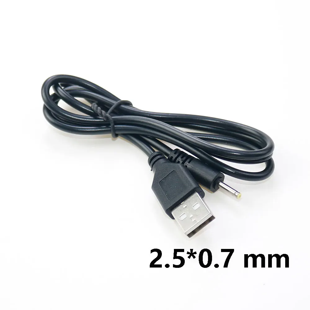 Conector de Cable de alimentación de barril de CC, 1 piezas, puerto USB a 5,5x2,1mm, 2,0x0,6mm, 2,5x0,7mm, 3,5x1,35mm, 1,7mm x 4,0, 5,5x2,1mm, 5V - imagen 4
