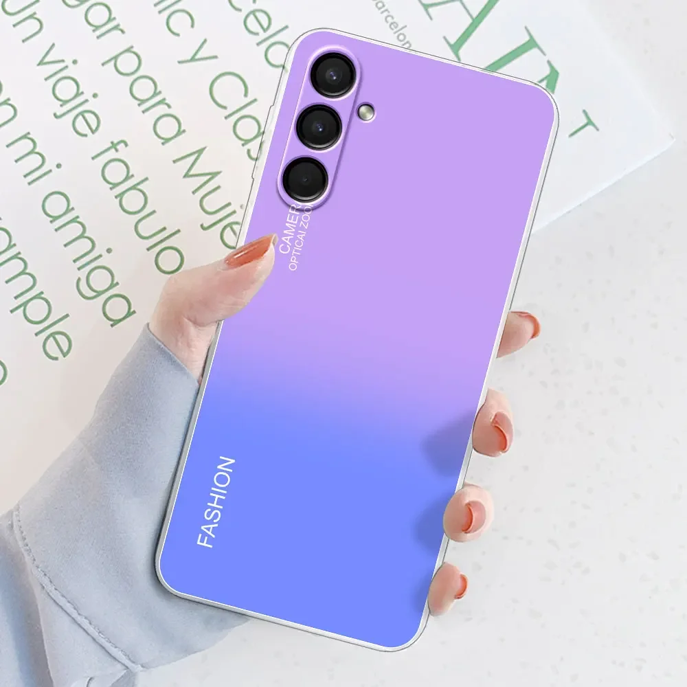 Funda de silicona transparente para teléfono Samsung Galaxy M54 5G, carcasa de TPU suave, mármol, parachoques - imagen 4