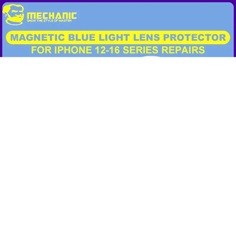 MECHANIC CP23 Cubierta magnética de lente de luz azul - Funda protectora resistente a los arañazos de cobertura total para iPhone 12-16Promax