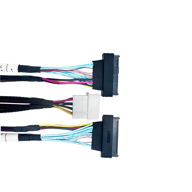 Cable PCIe 5,0 MCIO 8i a dos U.2 SFF-8639 - imagen 2