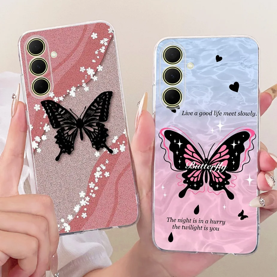 Para Samsung Galaxy A37 5G funda SM-A376B funda pintada de flores de lujo funda de teléfono delgada suave para Samsung A37 A 57 Galaxy A57 5G bolsas - imagen 3